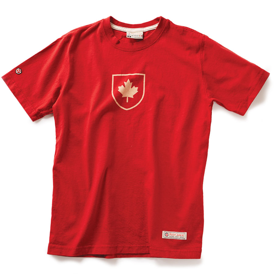 Canada Shield Tシャツ, ヘリテージレッド
