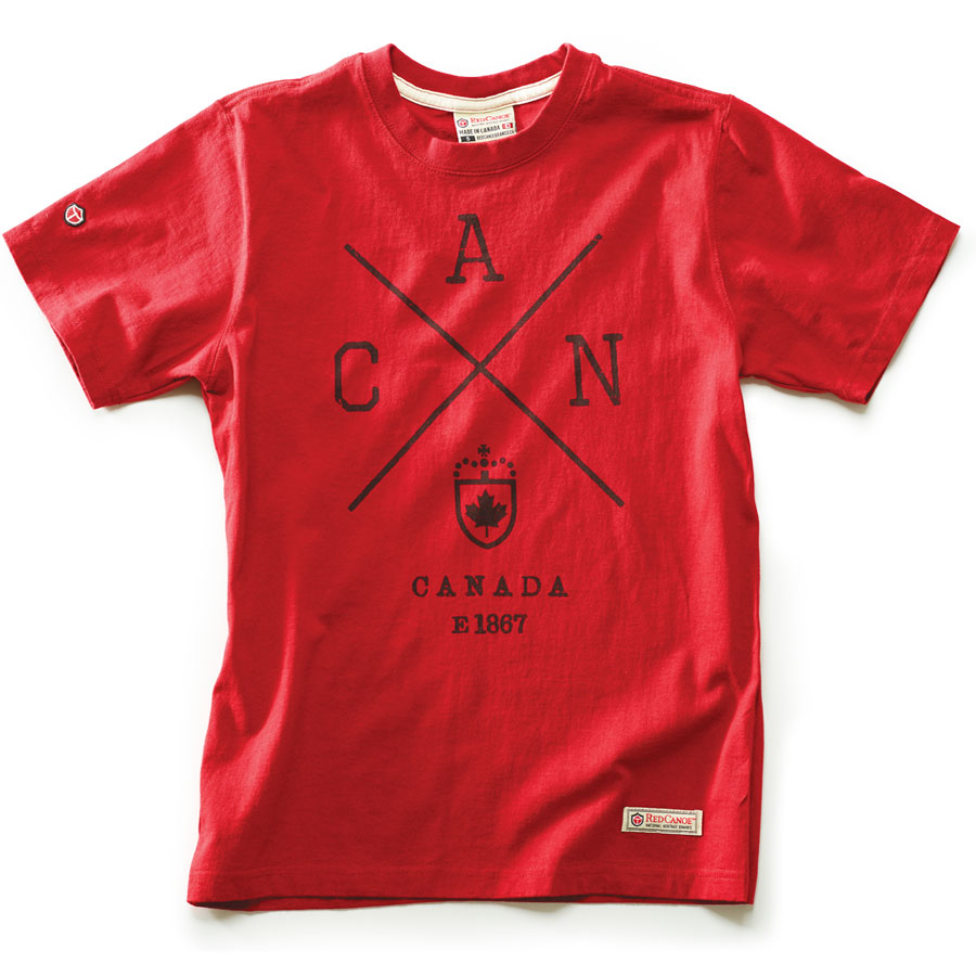 Cross Canada Tシャツ, ヘリテージレッド