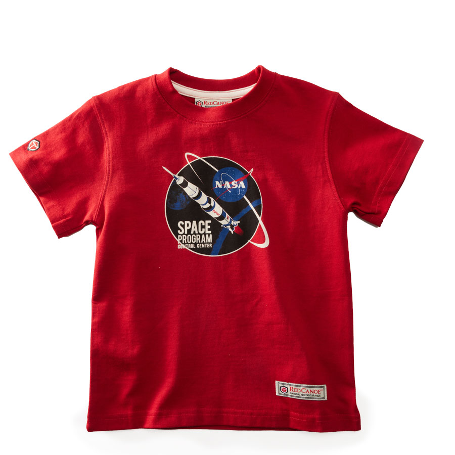 Kids Space Program Tシャツ, ヘリテージレッド